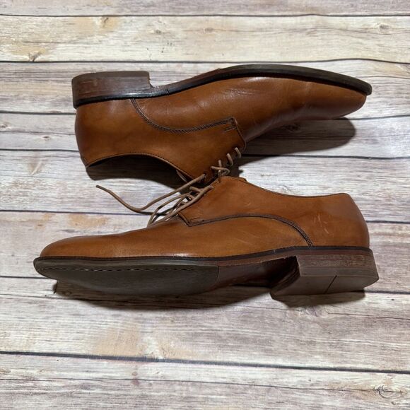 Cole Haan Men\'s Brown Plain Toe Leather Oxford Dress Shoes Size 10.5 MC12204 main image 8